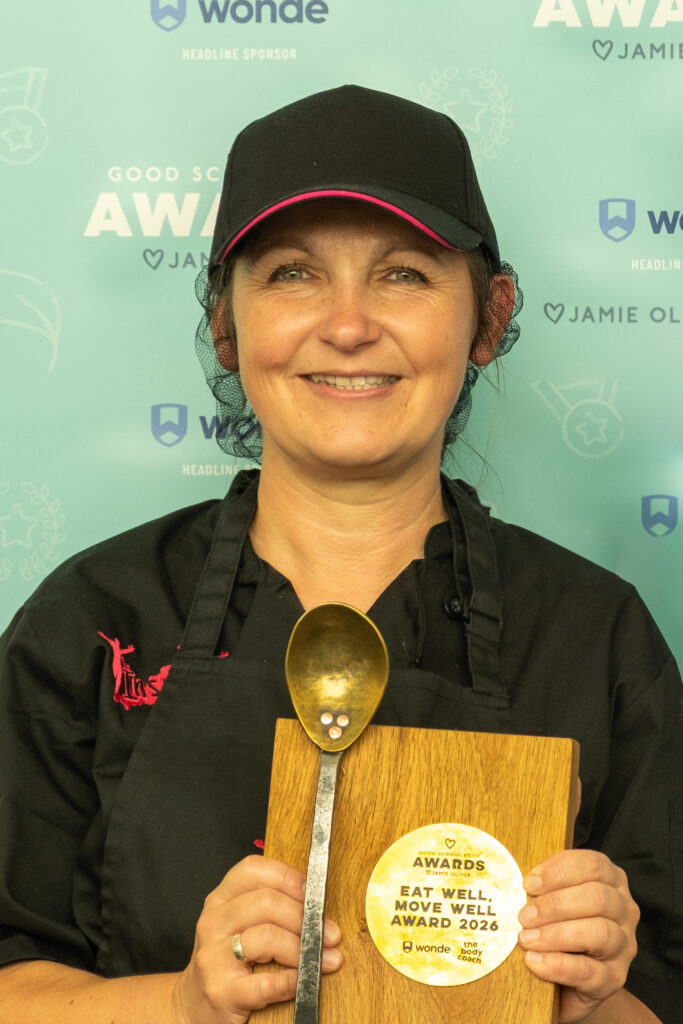 Justyna Pawlus Good School Food Awards East well Move Well Winner 2026