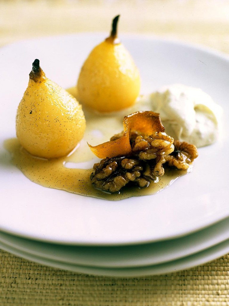 Baked Pears & Walnut Cream Fruit Recipes Jamie Oliver Recipes