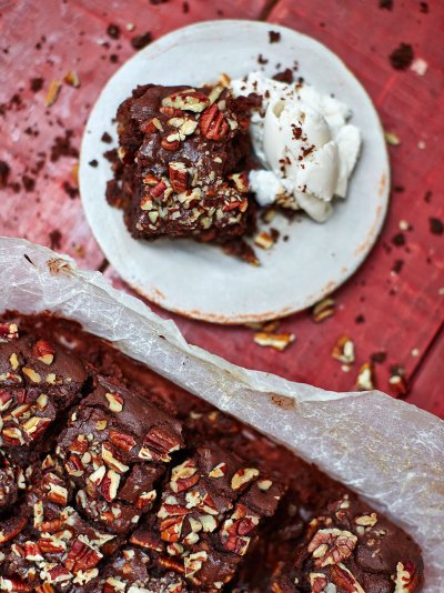 Vegan chocolate brownies