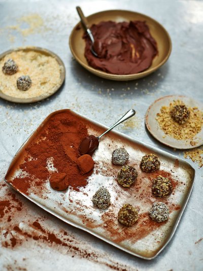 Dairy-free chocolate truffles