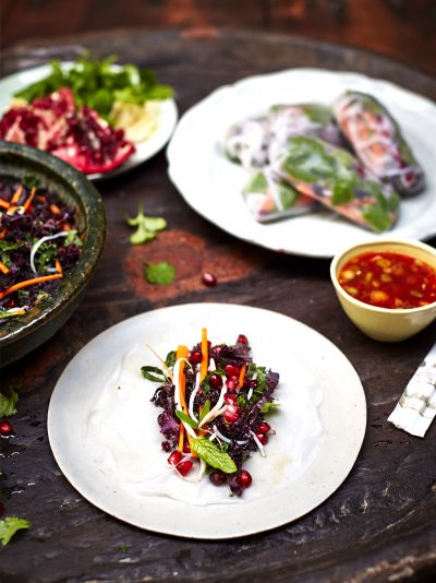 Vegan winter rolls