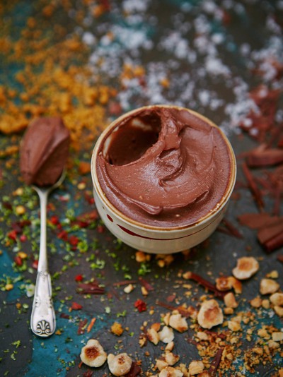 Vegan chocolate pots