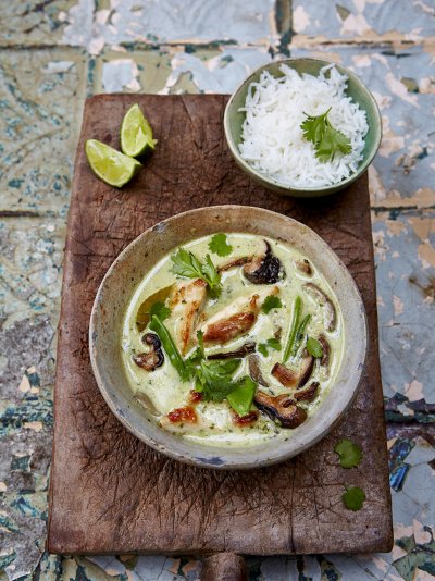 Thai green chicken curry
