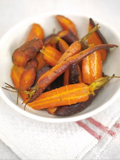 The best whole-baked carrots